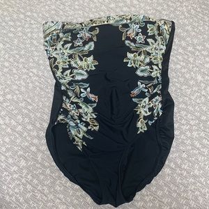 MiracleSuit One Piece Strapless Swim Suit